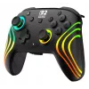 Bezprzewodowy kontroler RGB do gier Turtle Beach Afterglow Wave Czarny dla Nintendo Switch 2 — Bluetooth/USB-C, wbudowana bateria 20 godz., kabel 3 m