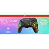 Bezprzewodowy kontroler RGB do gier Turtle Beach Afterglow Wave Czarny dla Nintendo Switch 2 — Bluetooth/USB-C, wbudowana bateria 20 godz., kabel 3 m