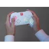 Bezprzewodowy kontroler do gier RGB Turtle Beach Afterglow Wave biały dla Nintendo Switch 2, Bluetooth/USB-C, wbudowana bateria 20h, kabel 3m