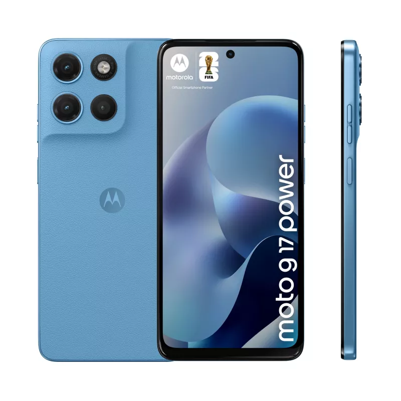 Motorola moto g17 power 17,1 cm (6,72 cala) Hybrydowy Dual SIM Android 15 USB Type-C 8 GB 256 GB 6000 mAh Niebieski