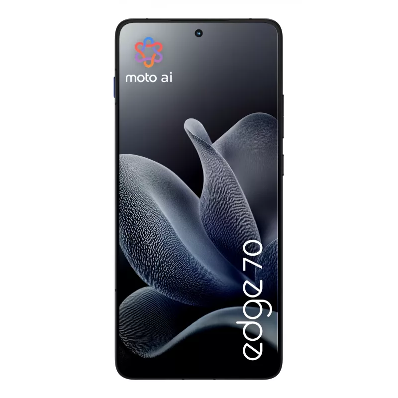 Smartfon Motorola edge 70 — 6,7 cala (17 cm) OLED, Snapdragon 7 Gen 4, 8 GB RAM, 256 GB, Dual SIM, 5G, 4800 mAh, szary