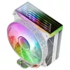 Mars Gaming MCPU-VR biały CPU Heatsink Dual Infinity Mirror ARGB 4 HCT Heatpipes 180W TDP Ultra-quiet PWM 12cm Fan