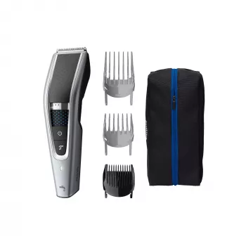 Maszynka do włosów Philips 5000 series HC5630/15 — bezprzewodowa, 28 stopni długości (0,5 mm–28 mm), 90 min pracy, ostrza ze stali nierdzewnej