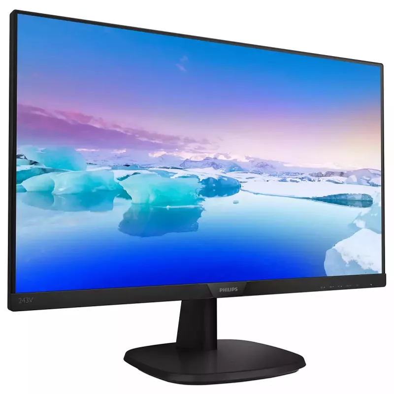 Philips V Line Full HD LCD monitor 243V7QDAB/00, 60.5 cm (23.8 inch), 1920 x 1080 pixels, Full HD, LED, 4 ms, Czarny