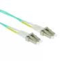 ACT 2,5 m przewód światłowodowy LSZH Multimode 50/125 OM3, duplex z łączami LC