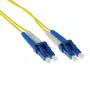 ACT 1 metr LSZH Światłowód jednomodowy 9/125 OS2 patchcord duplex ze złączami LC