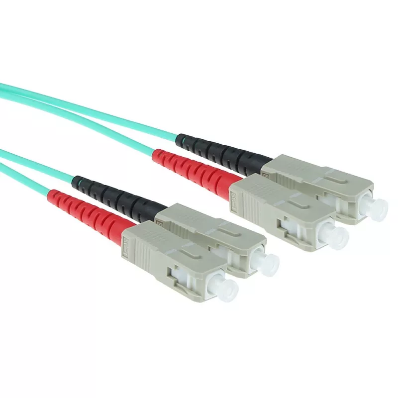 ACT 3 metry LSZH wielomodowy kabel patchcord światłowodowy OM3 50/125 Duplex SC