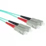 ACT 3 metry LSZH wielomodowy kabel patchcord światłowodowy OM3 50/125 Duplex SC
