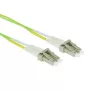 ACT 1,5 m Światłowodowy kabel krosowy LSZH Multimode 50/125 OM5 duplex ze złączami LC