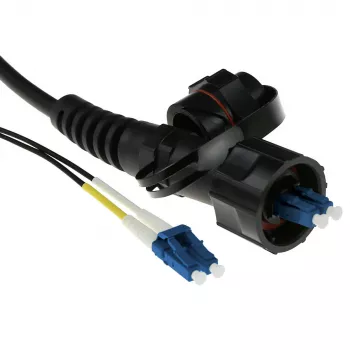 Kabel światłowodowy ACT RL7330 30 m 2x LC 2x LC ODVA Czarny