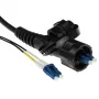 Kabel światłowodowy ACT RL7330 30 m 2x LC 2x LC ODVA Czarny
