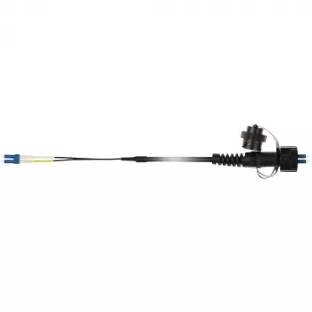 Kabel światłowodowy ACT RL7330 30 m 2x LC 2x LC ODVA Czarny
