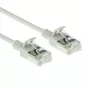 ACT Szary 3 metry LSZH U/FTP CAT6A cienki kabel krosowy do centrów danych typu slimline ze złączami RJ45