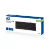 Klawiatura biznesowa ACT USB (układ QWERTY/US), pełnowymiarowa (100%), przewodowa, USB, membranowa, QWERTY, czarna
