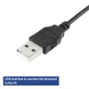 Klawiatura biznesowa ACT USB (układ QWERTY/US), pełnowymiarowa (100%), przewodowa, USB, membranowa, QWERTY, czarna