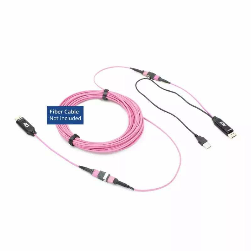 Zestaw adapterów ACT DisplayPort na MTP/MPO do przedłużenia połączenia DisplayPort do 8K@60Hz