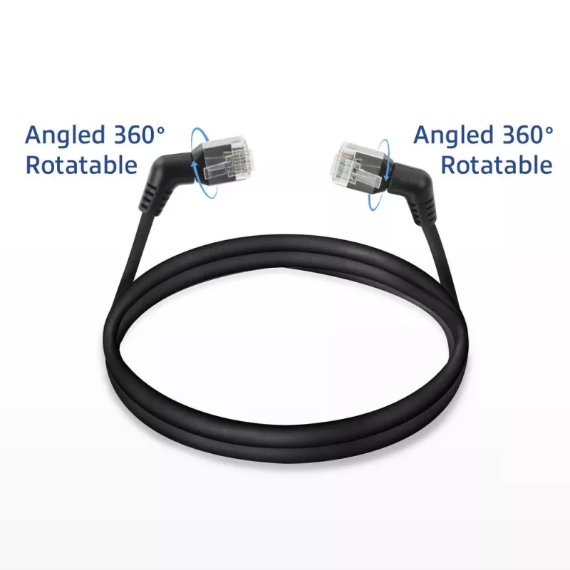 Kabel sieciowy ACT DD1901 Cat6 U/FTP (STP) 1 m RJ-45 Czarny