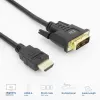 adapter kablowya wideo ACT AK3736 3 m HDMI Typ A (Standardowy) DVI-D Czarny