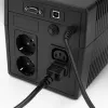 Kabel zasilający ACT C14 - C15 (kątowy w lewo) IEC60320 czarny 2 m