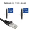 ACT FB8100 kabel sieciowy Czarny 0,5 m Kat.8 U/FTP (STP)