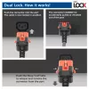 ACT Powercord C14 IEC Lock+ Dual Locking - C15 IEC Lock+ czarny 1 m, PC3868