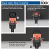 ACT Powercord C14 IEC Lock+ Dual Locking - C15 IEC Lock+ biały 3 m, PC3879