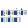 ACT czarny 3 metry U/UTP CAT6A LSZH Slimline patch kabel z wtykami RJ45 90° w dół na 90° w dół
