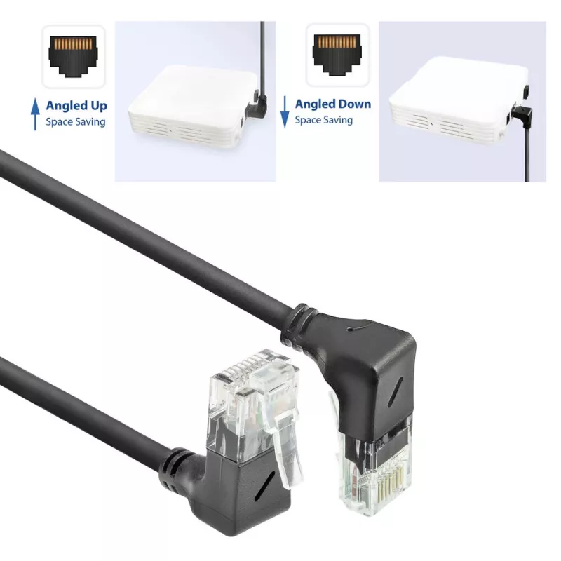 ACT DD7901 kabel sieciowy Czarny 1 m Cat6a U/UTP (UTP)