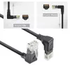 Kabel sieciowy ACT DD7930 Cat6a U/UTP patch kabel 0,15 m RJ-45 czarny