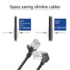Kabel sieciowy ACT DA4900 Cat6a U/FTP (STP) z wtykami RJ-45 do RJ-45, 0,5 m, czarny
