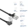 ACT DA4951 Cat6a U/FTP (STP) kabel sieciowy 1,5 m, RJ‑45 na RJ‑45, czarny, pozłacane styki