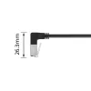 ACT DA5902 kabel sieciowy Cat6a U/FTP (STP) 2 m, RJ-45 do RJ-45, czarny