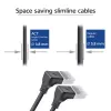 ACT DA5902 kabel sieciowy Cat6a U/FTP (STP) 2 m, RJ-45 do RJ-45, czarny
