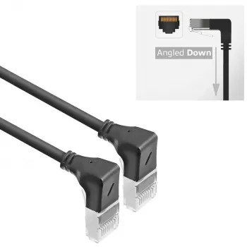Kabel sieciowy ACT Cat6a U/FTP (STP) DA5951 RJ-45 do RJ-45, 1,5 m, czarny