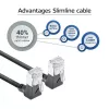 Kabel sieciowy ACT DA6901 Cat6a U/FTP (STP) 1 m RJ-45 do RJ-45 Czarny