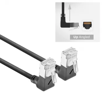Kabel sieciowy ACT Cat6a U/FTP (STP) DA6902, 2 m, RJ-45 na RJ-45, czarny