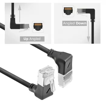 Kabel sieciowy ACT Cat6a U/FTP (STP) DA7902 — 2 m, RJ‑45 na RJ‑45, czarny