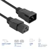 Kabel zasilający ACT C20–C21 IEC60320 czarny 2,5 m, 16 A, 250 V