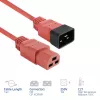 Kabel zasilający ACT C20–C21 IEC60320 czerwony 1,5 m, 250 V 16 A