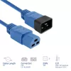 Kabel zasilający ACT C20–C21 IEC60320 niebieski 2 m, 16 A, 250 V