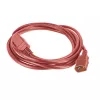 Kabel zasilający ACT C14 do C21 IEC60320 czerwony 3 m, 250 V 10 A