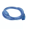 Kabel zasilający ACT C14 do C21 IEC60320 niebieski 1,5 m, 250 V 10 A