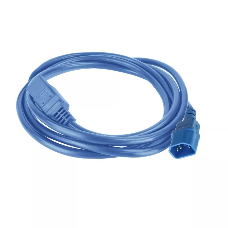 Kabel zasilający ACT C14 na C21 IEC60320 niebieski 2 m, 250 V 10 A