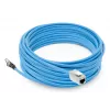 ACT niebieski 85 meters S/FTP CAT6A B2ca PoE++ 100W solid prefab installation kabel, RJ45 male – female