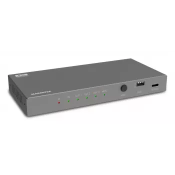 Konwerter sygnału wideo Marmitek 25008496 — wejście HDMI na wyjście HDMI/TOSLINK/3,5 mm, do 7680×4320, dźwięk 7.1