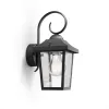 Lampa ścienna zewnętrzna Philips myGarden Buzzard 60W E27 Czarna Aluminium (bez żarówki)