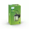 Lampa ścienna zewnętrzna Philips myGarden Buzzard 60W E27 Czarna Aluminium (bez żarówki)