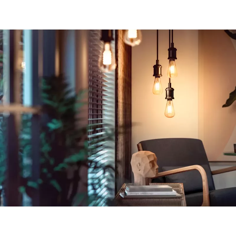 Inteligentna żarówka Philips 1 szt. ST72 E27 Filament Edison Bluetooth Zigbee
