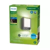 Lampa ścienna Philips Arbour 3,8 W, Oświetlenie ścienne zewnętrzne, Antracyt, Metal, IP44, Patio, Ogród, II
