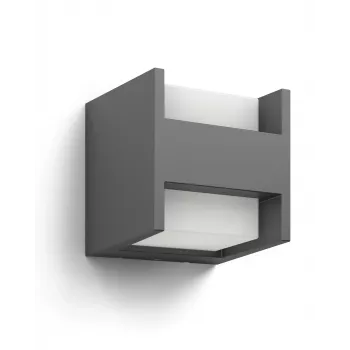 Kinkiet zewnętrzny Signify Philips Arbour Wall Light 3,8 W LED antracyt